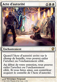 Acte d'autorité - 