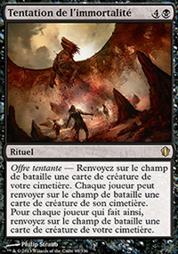 Tentation de l'immortalité - 