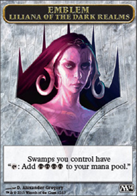 Emblme Liliana des Royaumes obscurs - Magic 2014