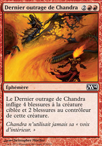 Dernier outrage de Chandra - Magic 2014