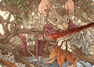 Mabel, hritire de Flamme du roc - Illustration - Bloomburrow - Art Series