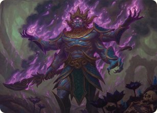 Rakshasa de maldiction de putrfaction - Illustration - Tarkir: Dragonstorm - Art Series