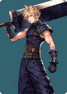 Cloud, ex-SOLDAT - Illustration - Final Fantasy - Art Series
