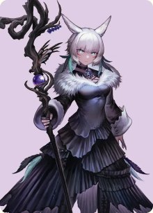 Y'shtola, sorcire - Illustration - Final Fantasy - Art Series