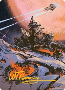 Champ ptrifi - Illustration - Edge of Eternities - Art Series