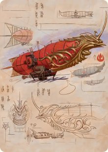 Phoenix Fleet Airship - Art - Avatar: The Last Airbender - Art Series