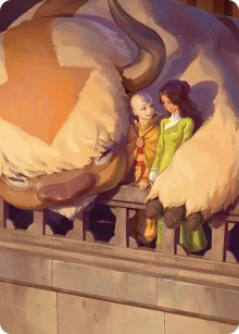Aang et Katara - Illustration - Avatar: The Last Airbender - Art Series