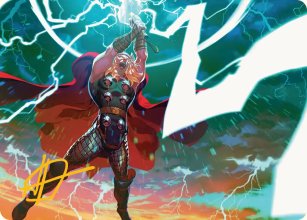 Frappe foudroyante - Illustration - Marvel Super Heroes - Art Series