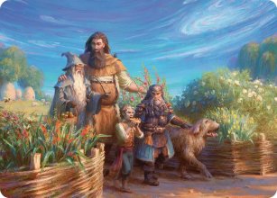 Hospitalit� selon Beorn - Illustration - The Hobbit - Art Series