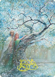 Floraison de l'Arbre blanc - Illustration - The Hobbit - Art Series