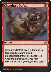 Défaite de Chandra - Amonkhet Remastered