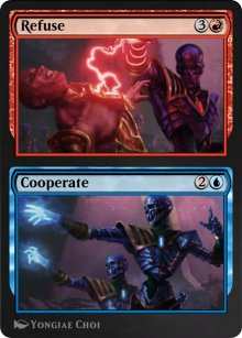 Refuser / Coopérer<br>Refuser / Coopérer - Amonkhet Remastered