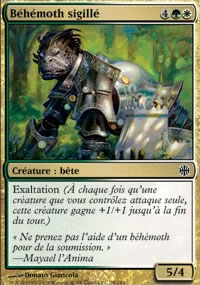 Béhémoth sigillé - 