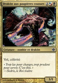 Drakôn aux paupières cousues - 