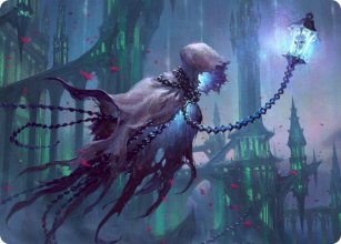Esprit errant  la lanterne - Illustration - 