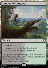 Landes de Llanowar - Bloomburrow Commander Decks