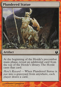 Statue saccagée - Born of the Gods Challenge Deck : Battle the Horde