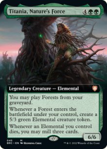 Titania, Nature's Force - The Brothers' War Commander Decks