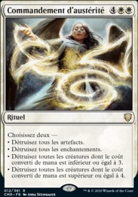 Commandement d'austérité - 