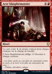 Acte blasphématoire - 