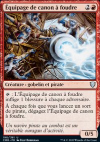 Équipage de canon à foudre - 