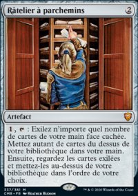 Râtelier à parchemins - 