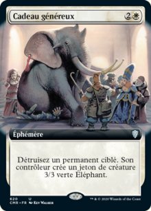 Cadeau généreux - 