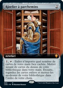 Râtelier à parchemins - 