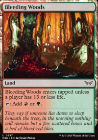 Bleeding Woods - Duskmourn: House of Horrors
