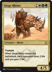 Rhinocéros de siège - 