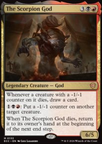 The Scorpion God - Lorwyn Eclipsed Commander Decks