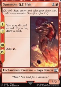 Summon: G.F. Ifrit  - Final Fantasy