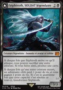 Sephiroth, SOLDAT légendaire<br>Séphiroth, ange à une aile