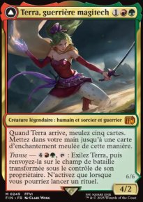 Terra, guerrière magitech<br>Terra, héritiere du sang des chimères