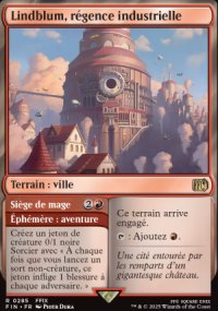Lindblum, régence industrielle<br>Siège de mage - Final Fantasy