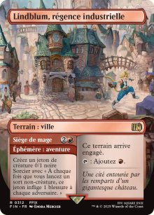 Lindblum, régence industrielle<br>Siège de mage - Final Fantasy