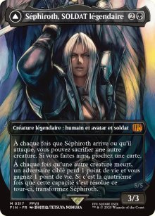 Sephiroth, SOLDAT légendaire<br>Séphiroth, ange à une aile