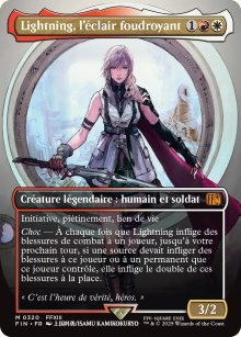 Lightning, l'éclair foudroyant - Final Fantasy