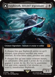 Sephiroth, SOLDAT légendaire<br>Séphiroth, ange à une aile