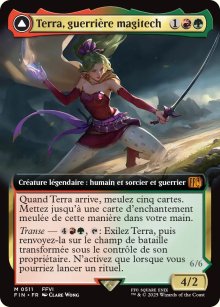 Terra, guerrière magitech<br>Terra, héritiere du sang des chimères
