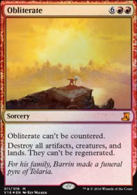 Oblitération - From the Vault : Lore