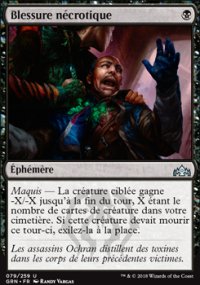 Blessure nécrotique - 