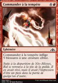 Commander à la tempête - 