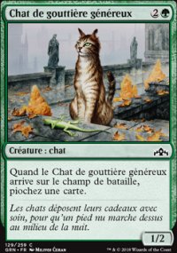 Chat de gouttière généreux - 