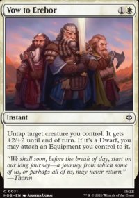 Vow to Erebor - The Hobbit