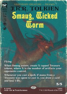 Smaug, Wicked Worm - The Hobbit