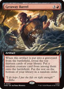 Getaway Barrel - The Hobbit