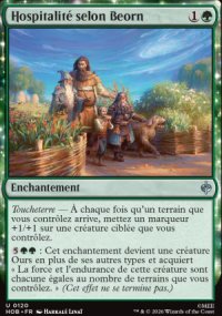 Hospitalit� selon Beorn - The Hobbit