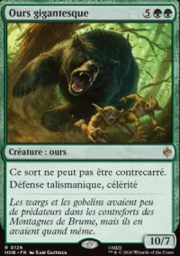 Ours gigantesque - The Hobbit