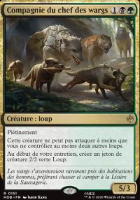 Compagnie du chef des wargs - The Hobbit